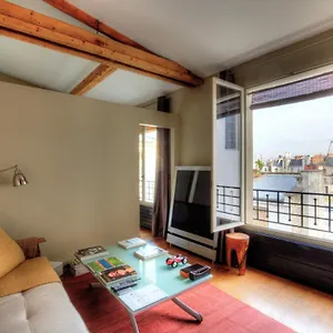  Appartement Bail Mobilité Ancien Atelier Dernier étage Luxe Montorgueil Louvre France